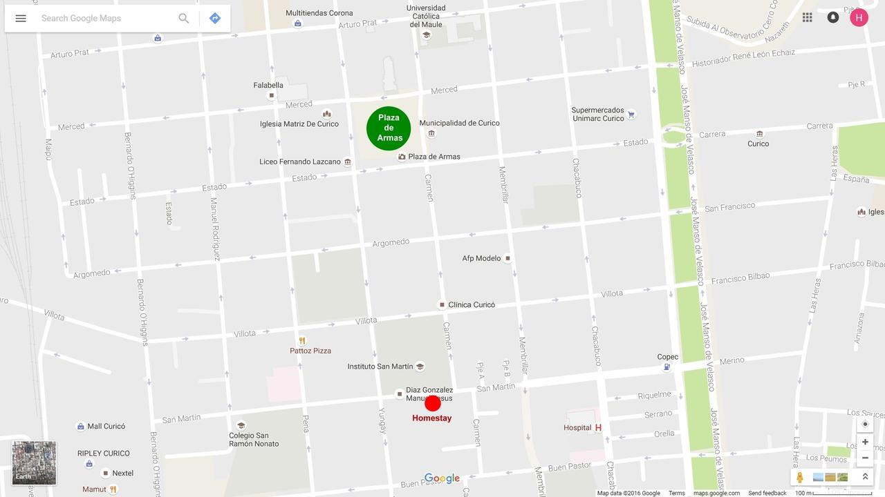Homestay In Chile B&B Куріко Екстер'єр фото